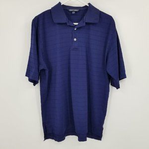 Polo Golf Ralph Lauren Men's Blue Short Sleeved‎ Golf Polo Shirt Size Large